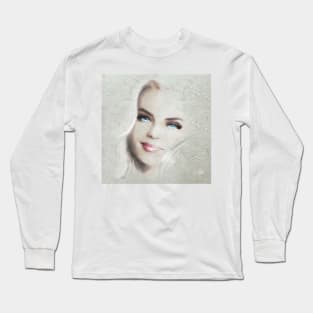 Blue Eyes Blond 22 Long Sleeve T-Shirt